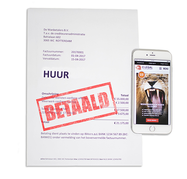 incasso huurder betaalt niet