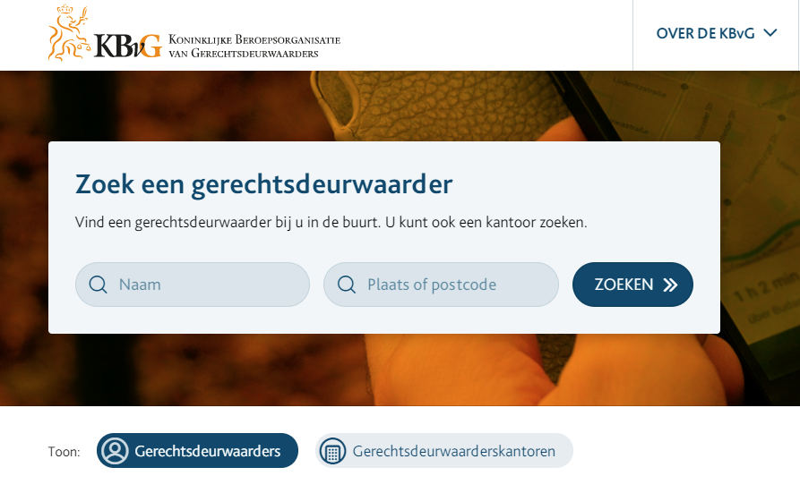 register-gerechtsdeurwaarders